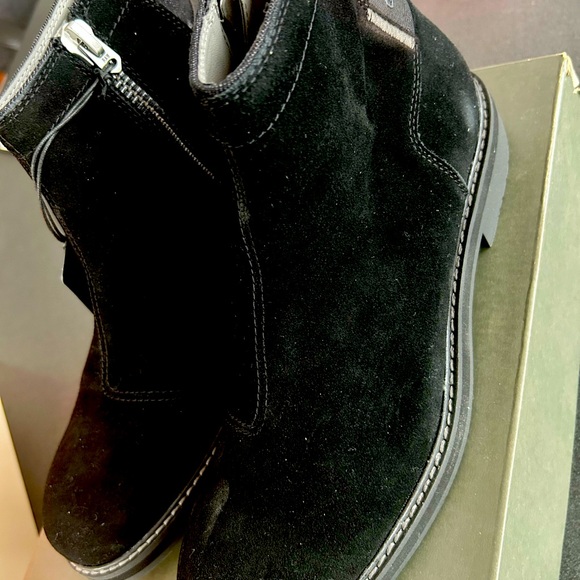 G Star Raw Suede Chelsea Boots, black Men’s size 8. Complete with box and tags - Picture 1 of 4